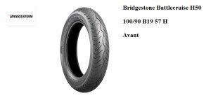 Bridgestone Battlecruise H50 100-90 B19 57H Avant